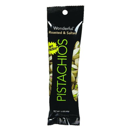 WONDERFUL Roasted and Salted Pistachios 1.5 oz Pegged 665704